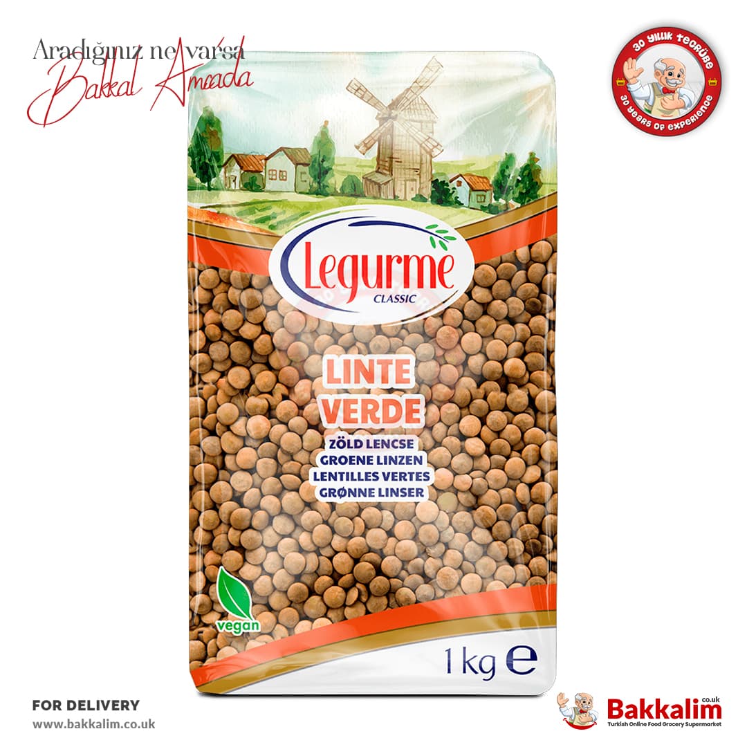 Legurme Classic Green Lentils 1000g