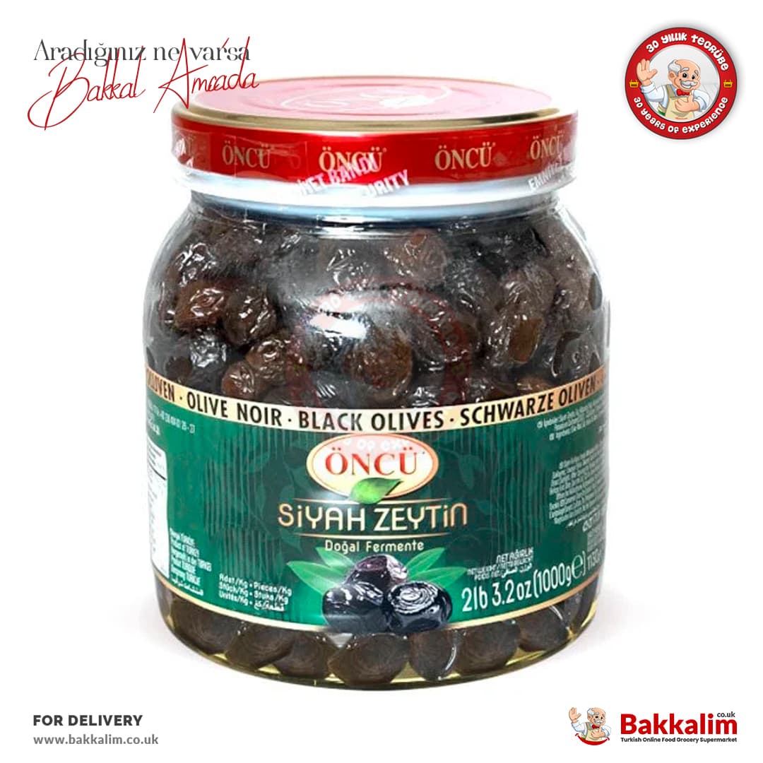 Oncu Dehyrated Black Olives N1000g