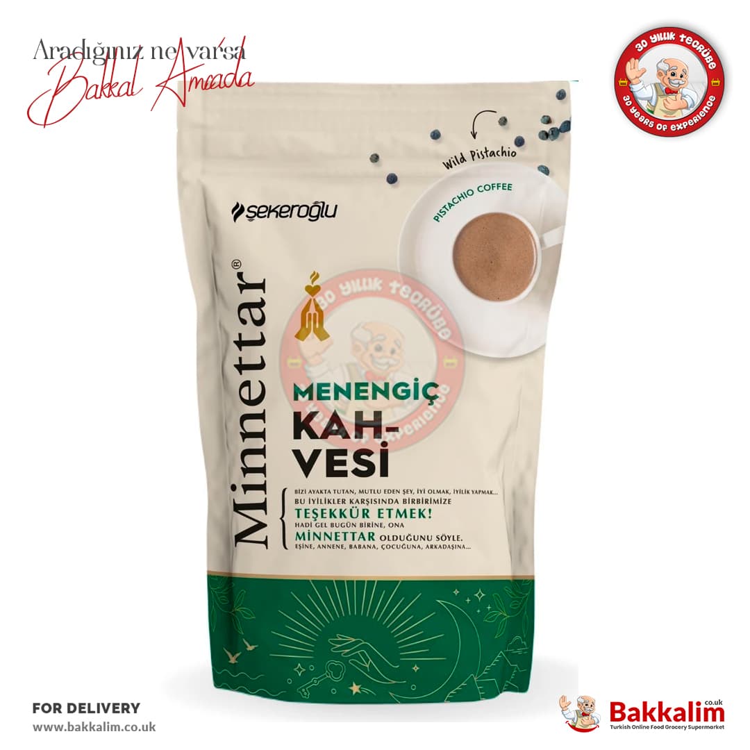 Sekeroglu Minnettar Menengic Pistachio Coffee 165g