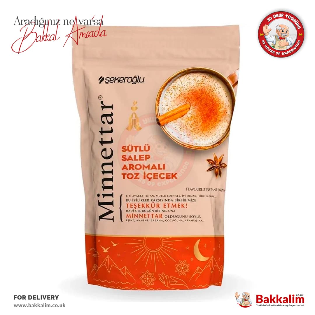 Sekeroglu Minnettar Milky Sahlep flavoured Instant Drink 200g