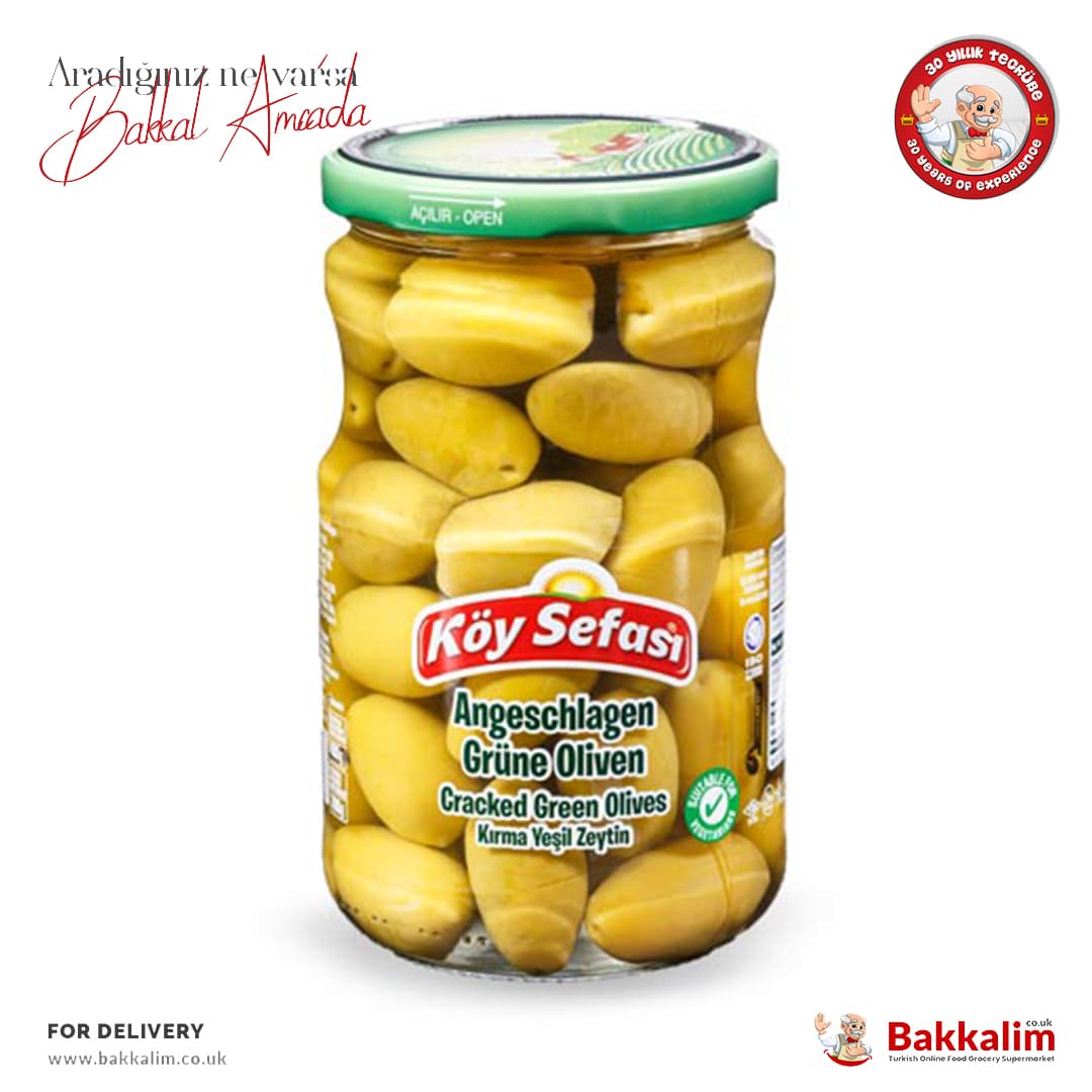 Koy Sefasi Cracked Green Olives 400g