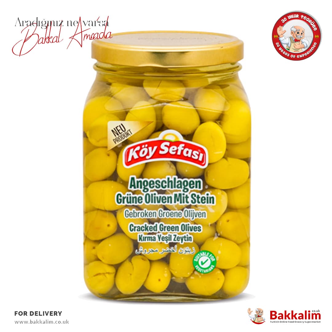 Koy Sefasi Cracked Green Olives 900g
