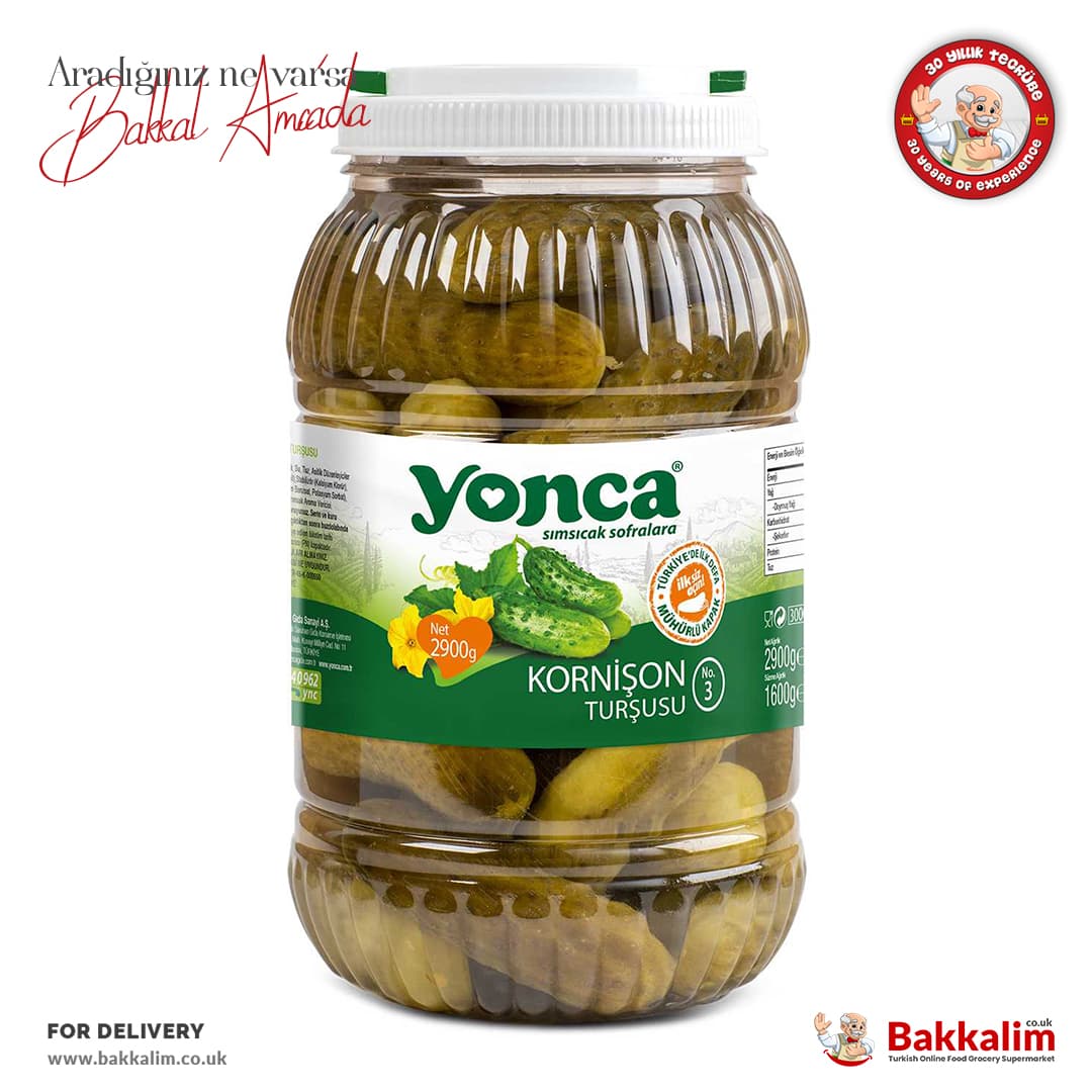 Yonca Gherkins Pickled N2900g