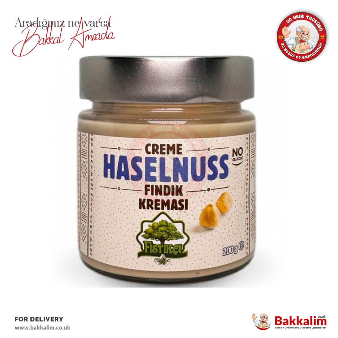 Fistikci Hazelnut Spread Cream Paste 200g