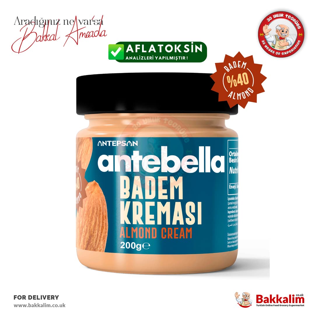 Antebella %40 Almond Cream 200g