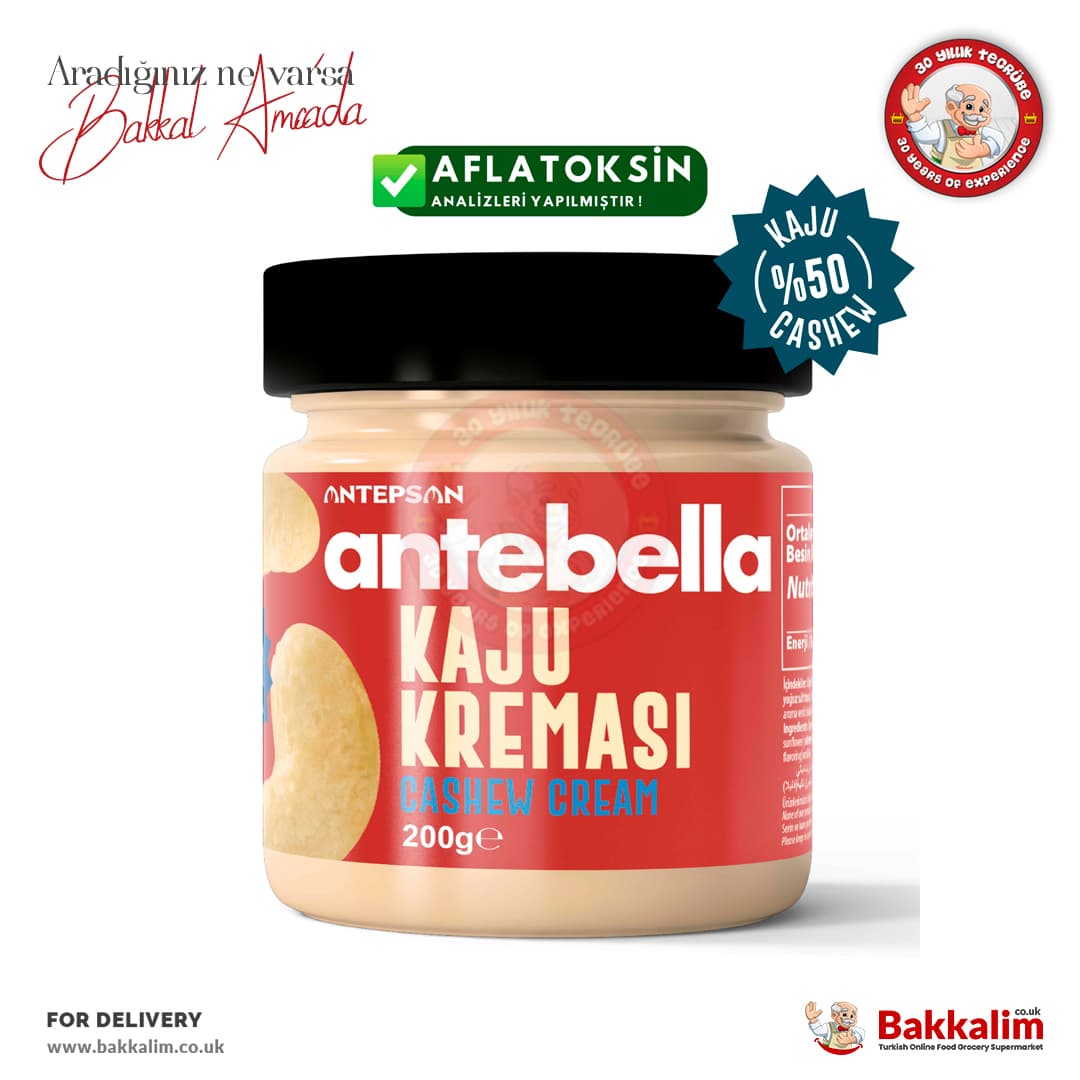Antebella %50 Cashew Paste 200g