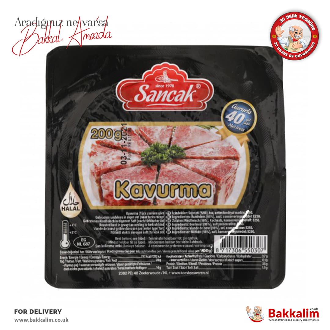 Sancak Roasted Beef Meat 200g