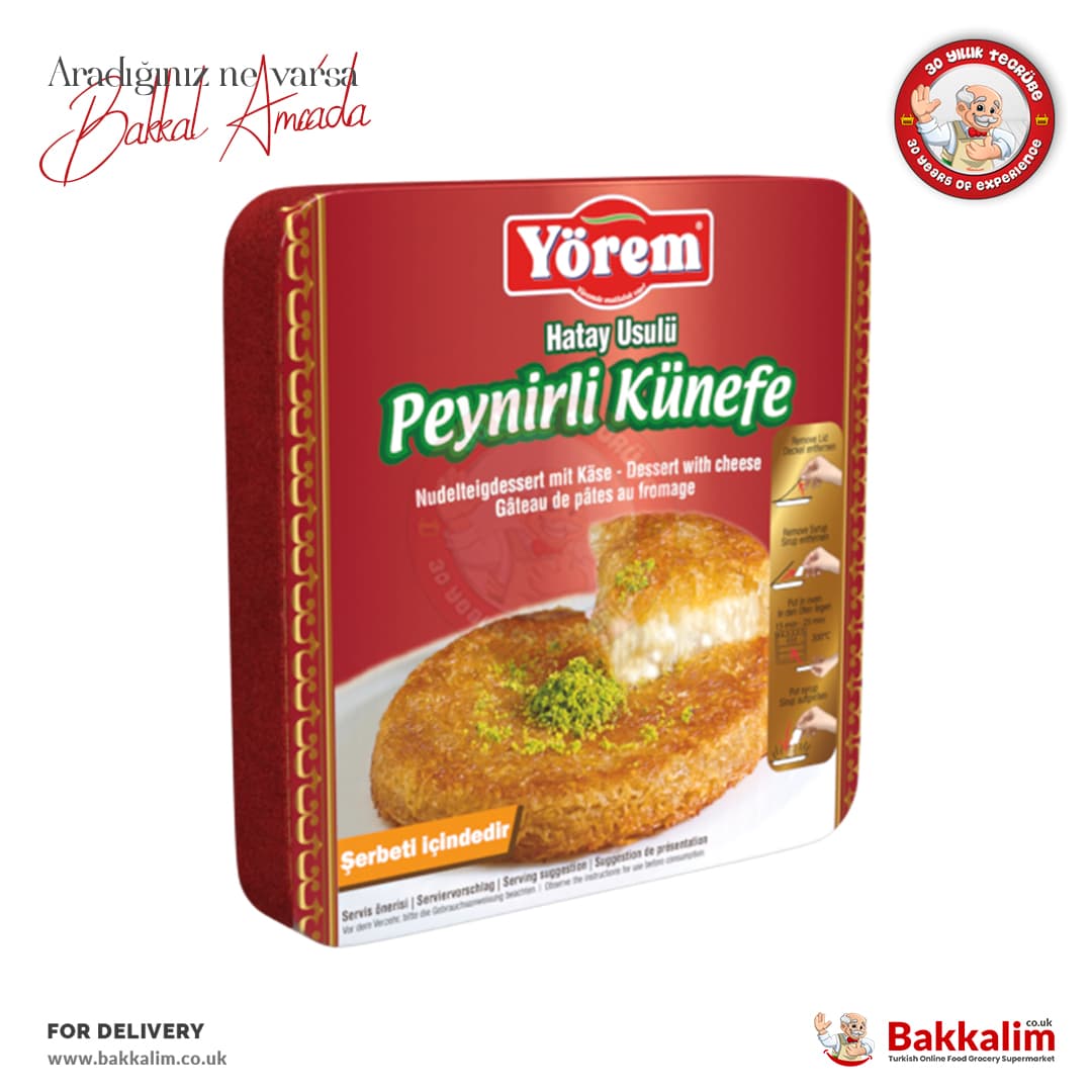 Yorem Kunafah Dessert with Cheese Hatay style 195 G