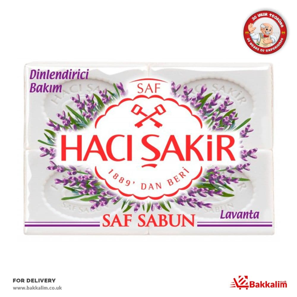 Hacı Şakir 175gr 4 Pcs Soothing Lavender Pure Soap