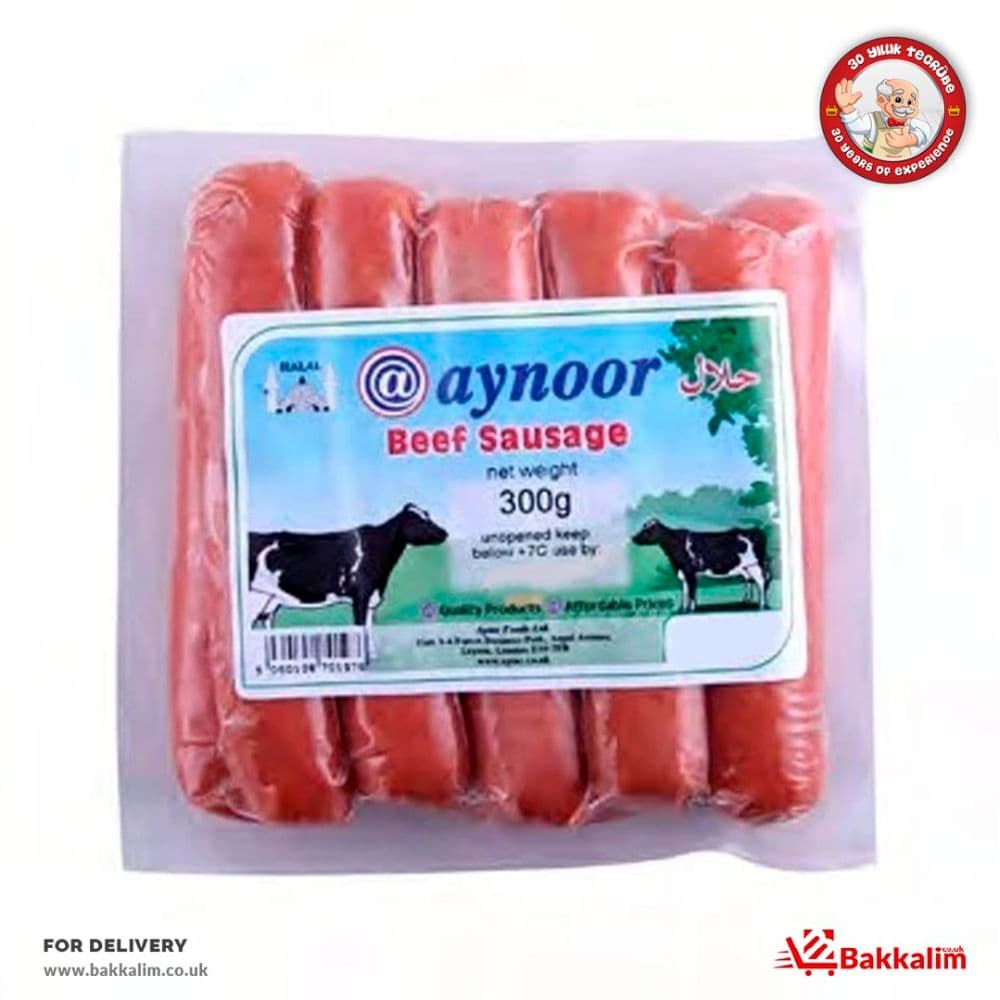 Aynoor 300gr Halal Beef Sausage