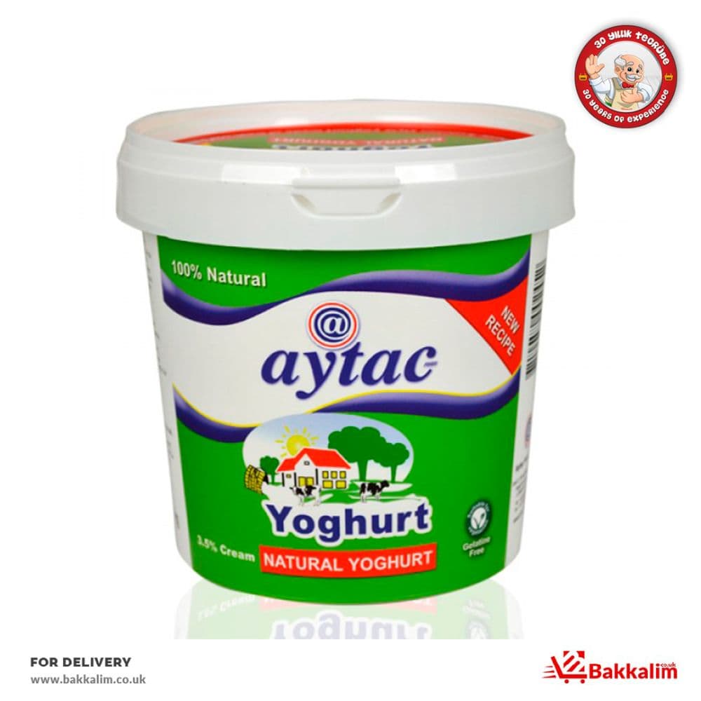Aytac 1000gr 100% Natural Yoghurt 3.5% Cream