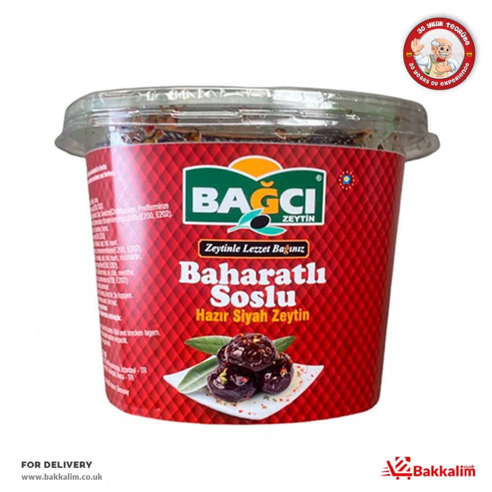 Bagcı 400gr Black Olives With Spicy Sauce
