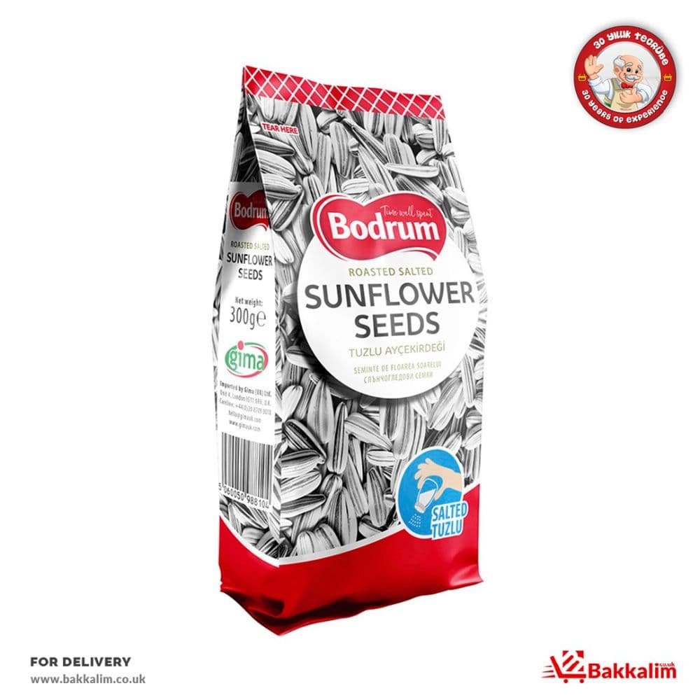Bodrum 250gr Roasted Salted Sunflower Seeds