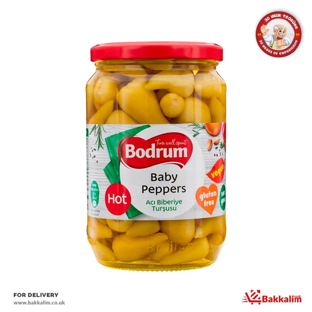 Bodrum 330g Baby Hot Peppers