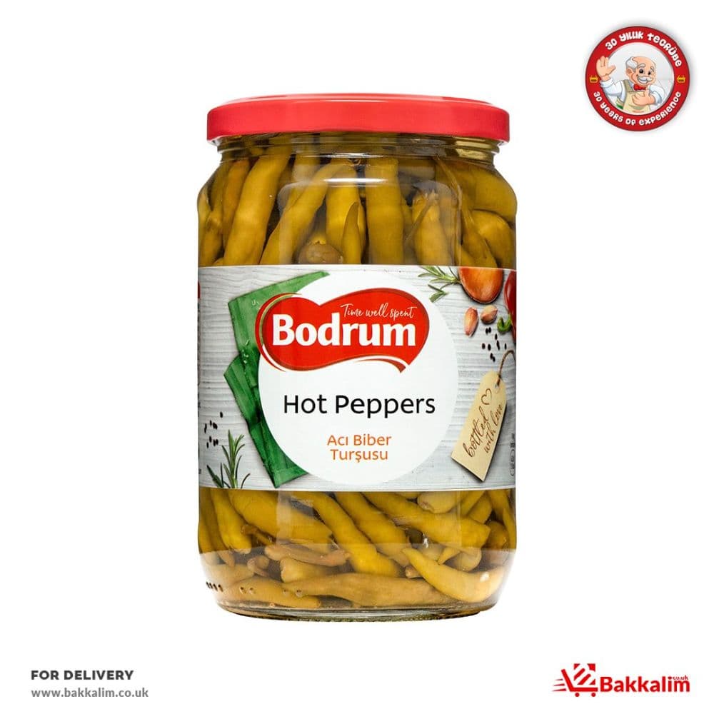 Bodrum 630gr Green Hot Peppers