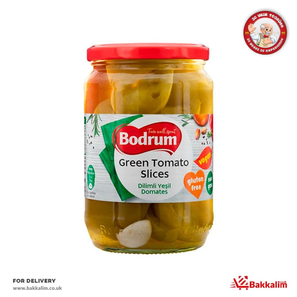 Bodrum 670gr Green Tomato Slices