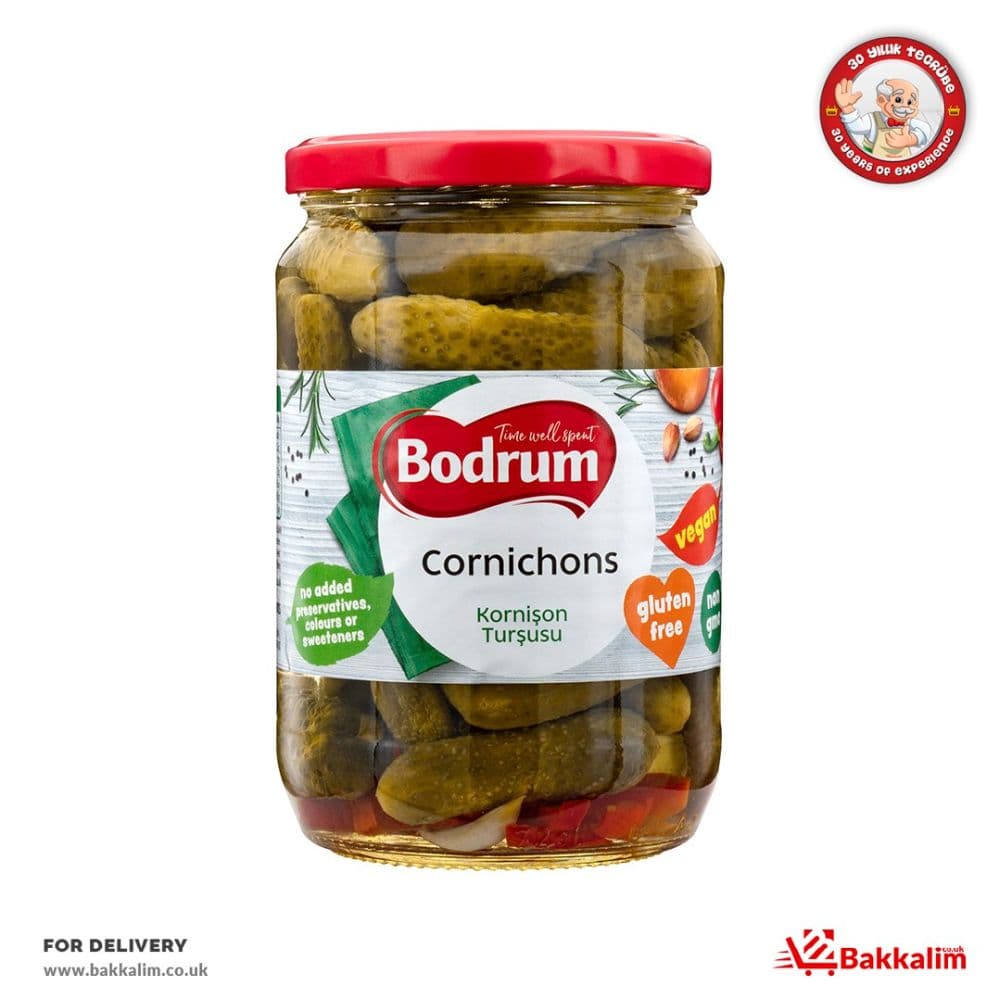 Bodrum 680g Hot Cornichons