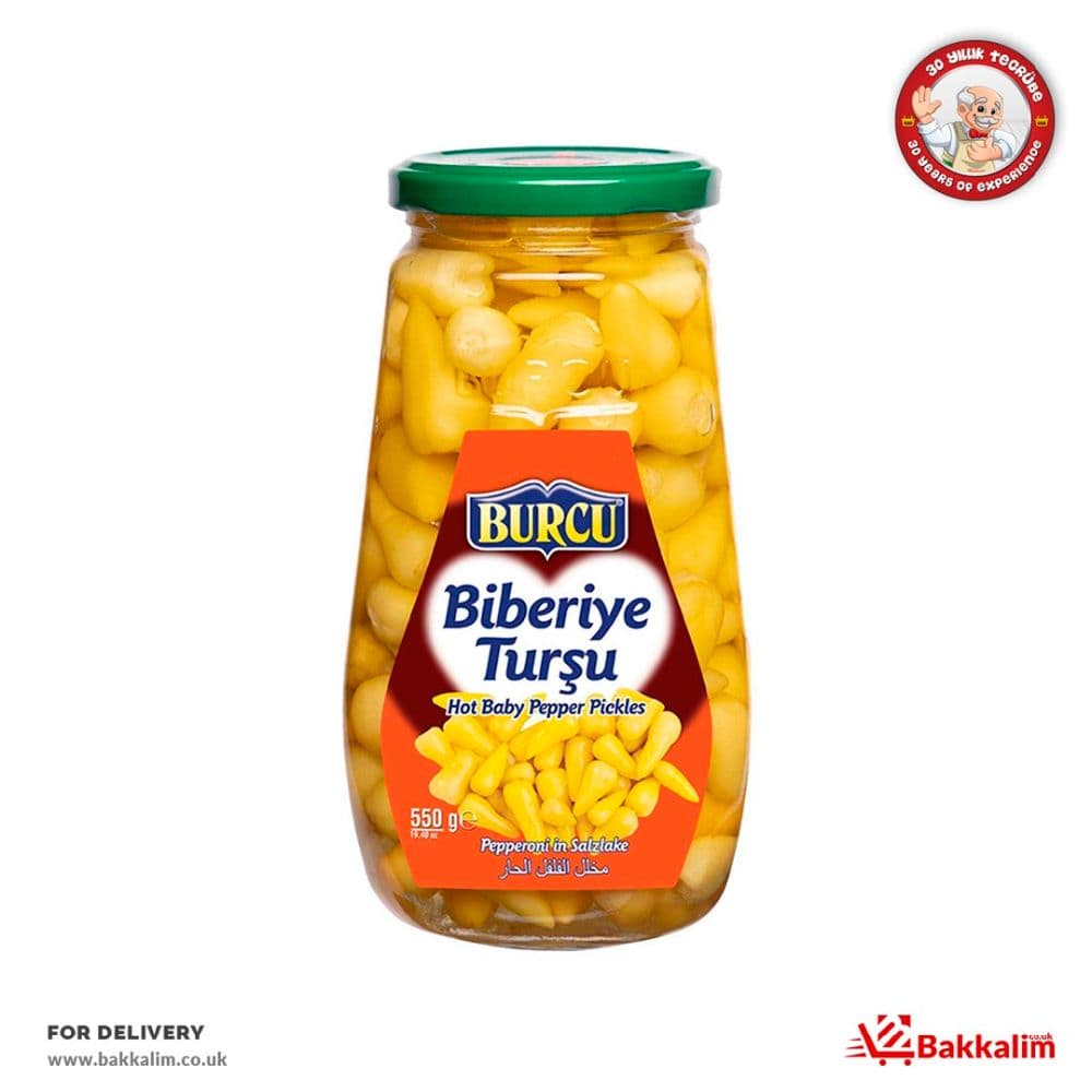 Burcu 550gr Hot Baby Pepper Pickles