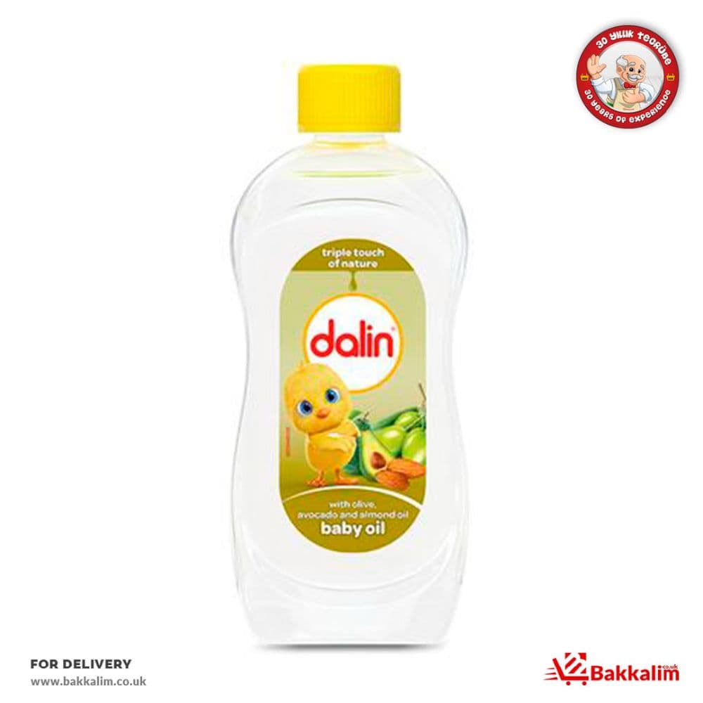 Dalin 200ml Baby Oil With Olive Avocado And Almond Oil
