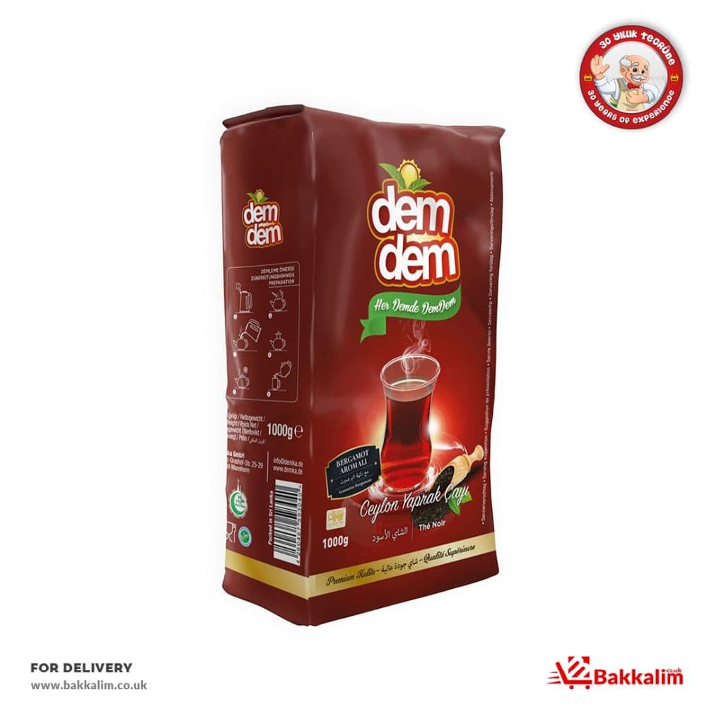 Demdem 1000gr Black Tea With Bergamotte