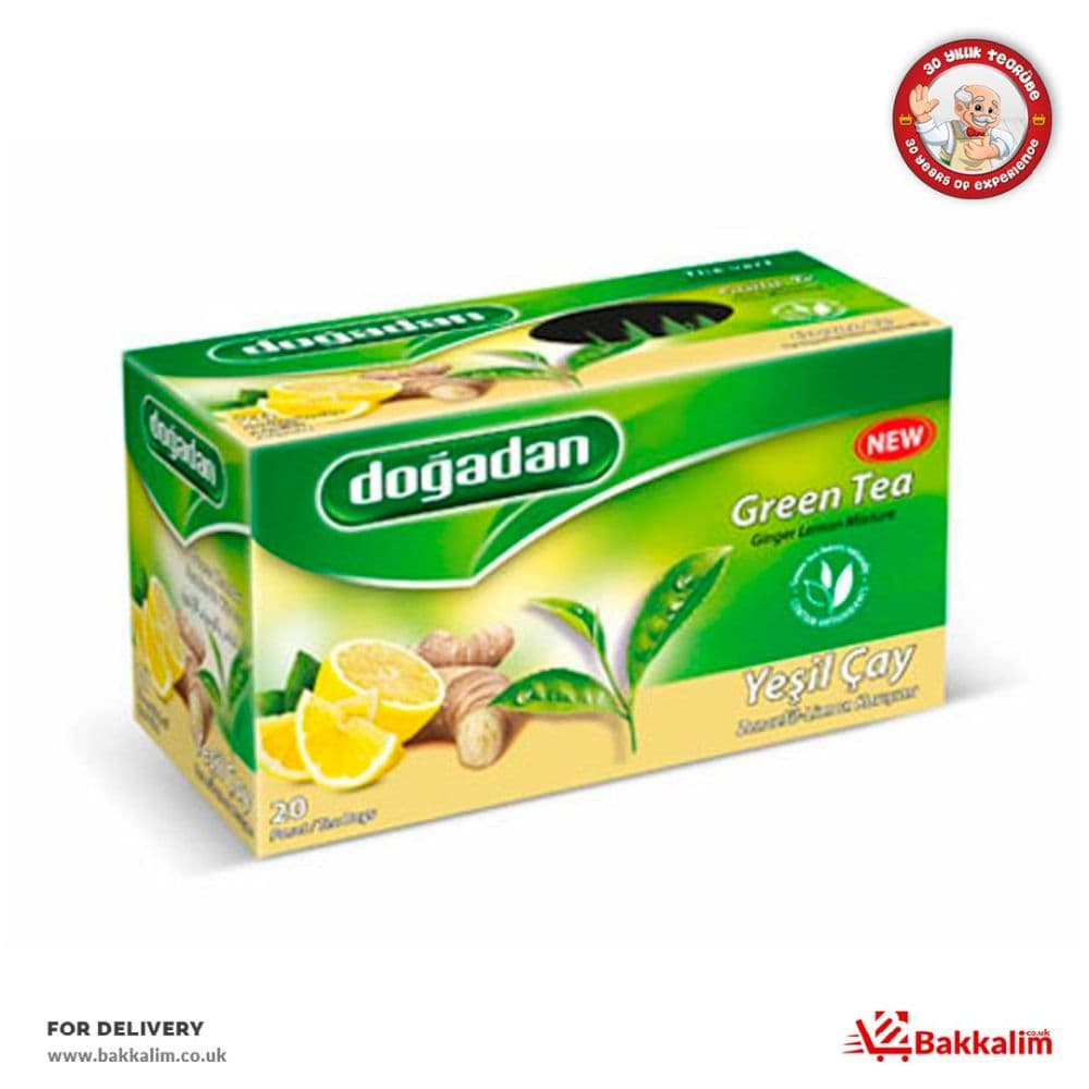 Dogadan 20 Bags Green Tea With Lemon And Ginger
