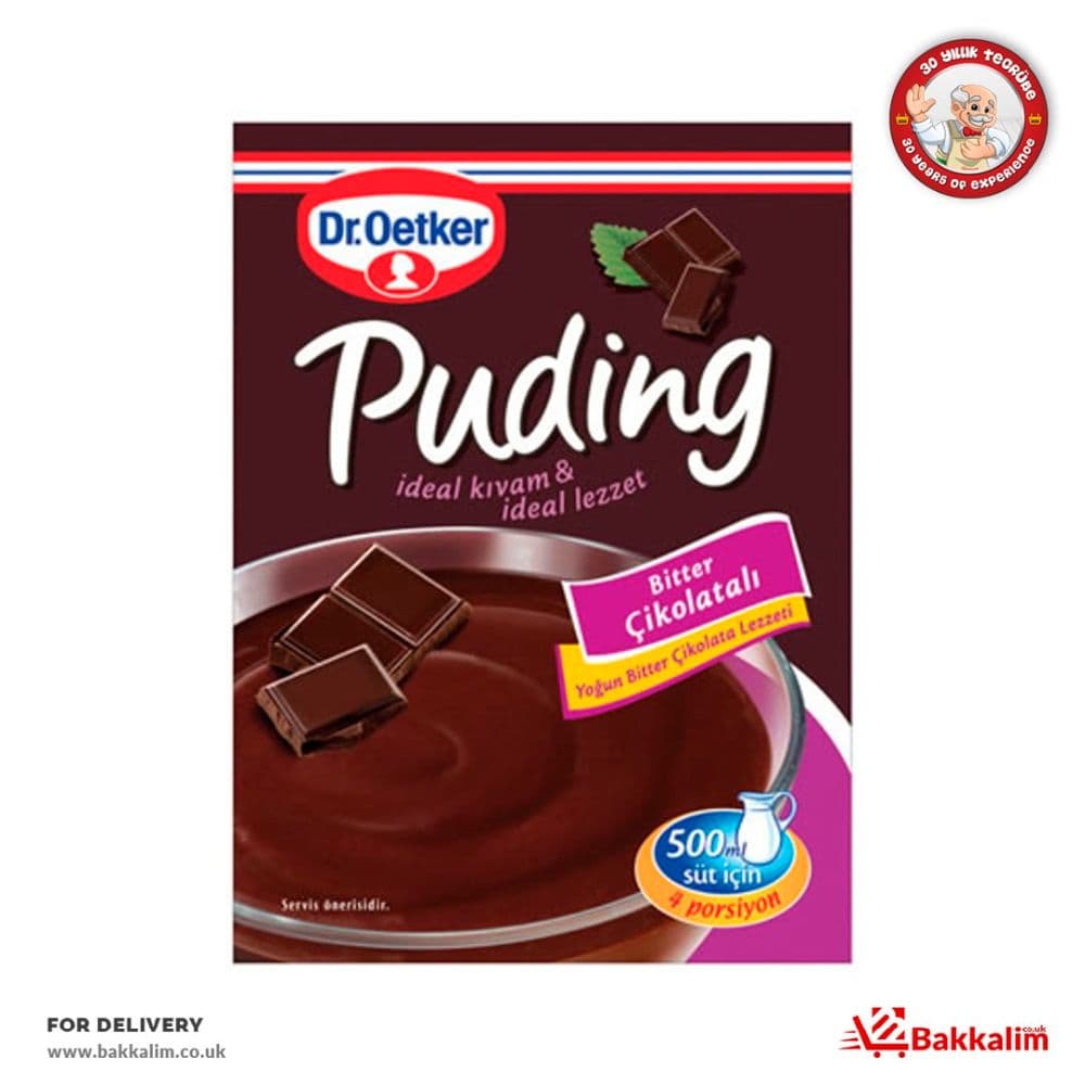 Dr Oetker 111gr Bitter Chocolate Pudding