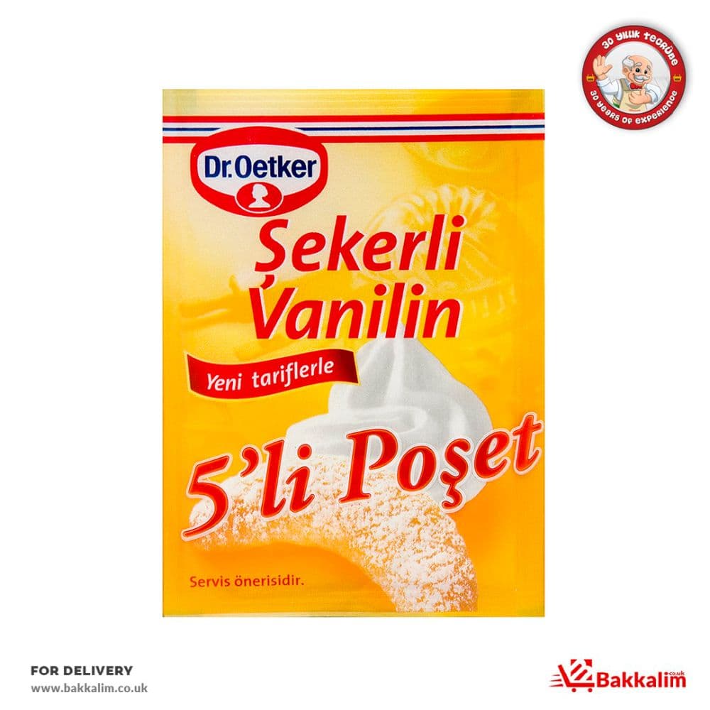 Dr Oetker 5 Pcs 5gr Sugar Vanilla Powder