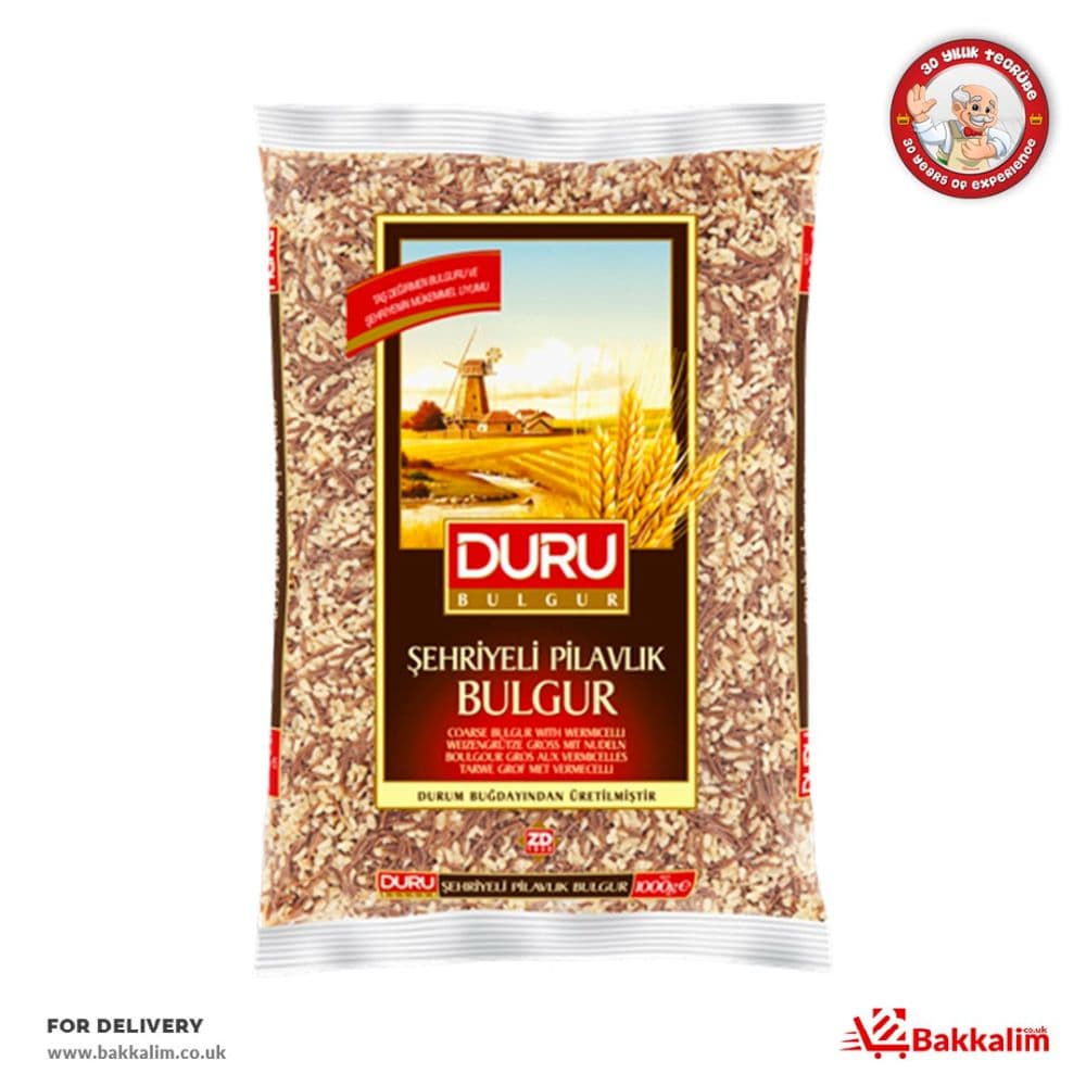 Duru 1000gr Coarse Bulgur With Wermicelli