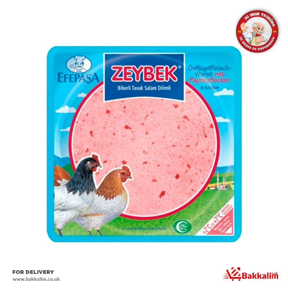 Efepasa Zeybek 200g Sliced Chicken Salami With Pepper