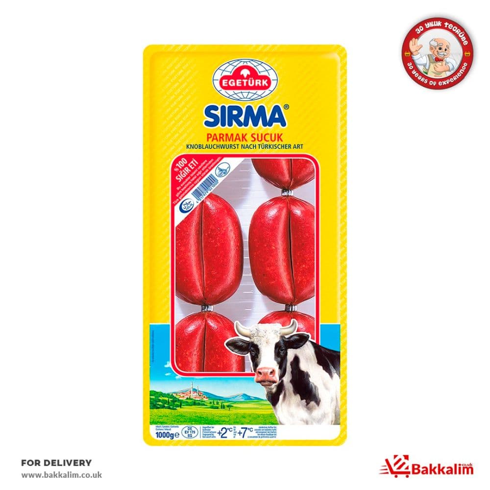 Egeturk 1000gr Sirma Finger Sucuk