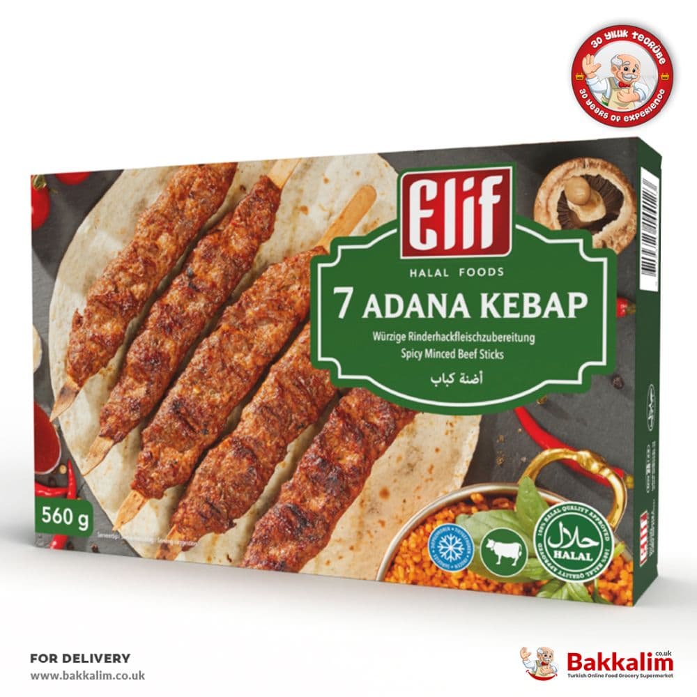 Elif 560g Spicy Minced Beef Sticks Frozen