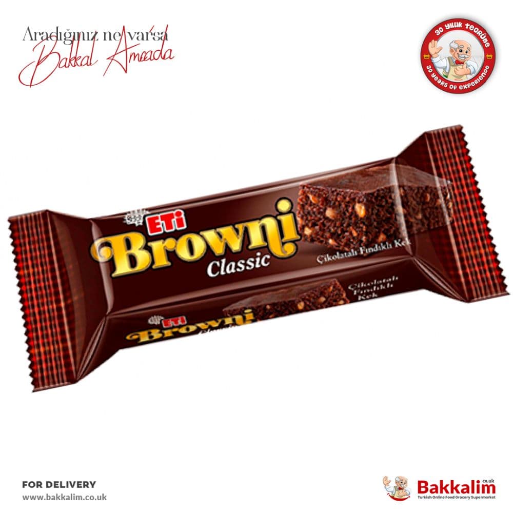 Eti Browni Classic Cake With Chocolate And Hazelnut 40g