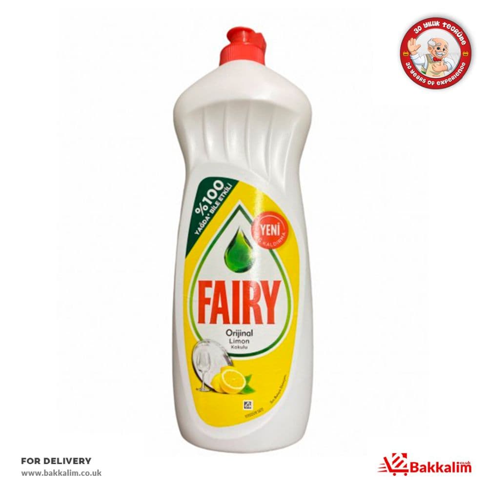 Fairy 650ml Original Lemon Scented Dishwashing Up Detergent