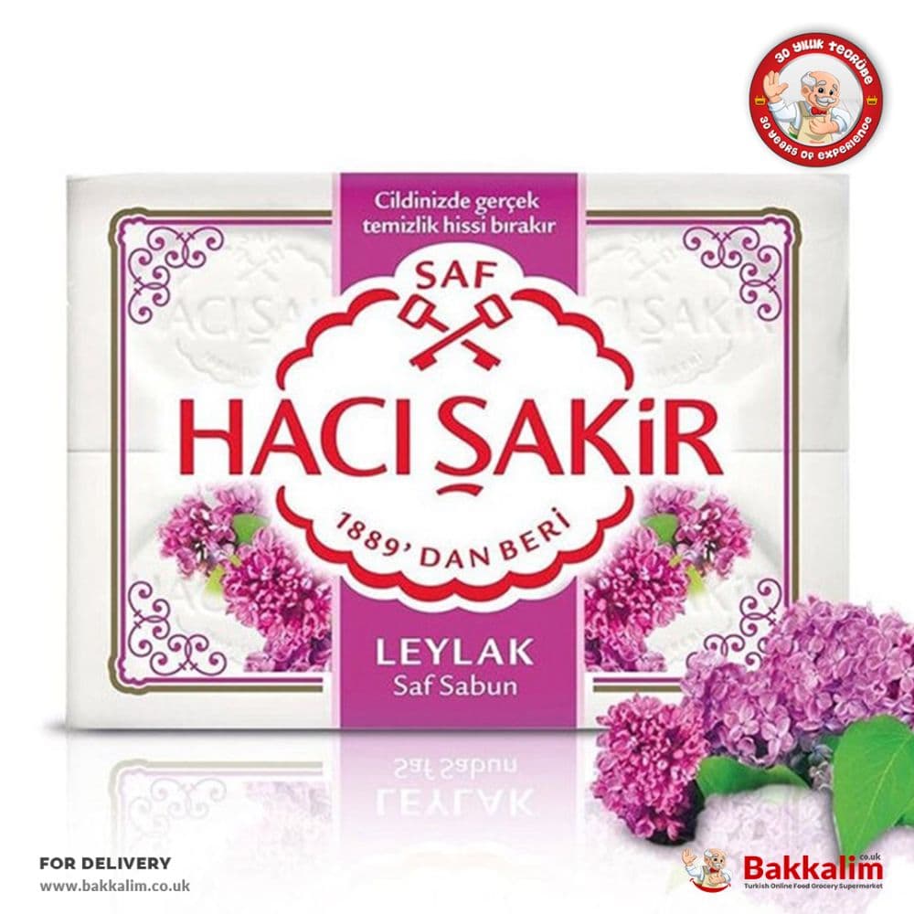 Haci Sakir 600gr 4 Pcs Lilac Soap