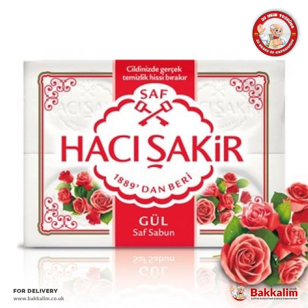 Haci Sakir 600gr 4 Pcs Rose Soap