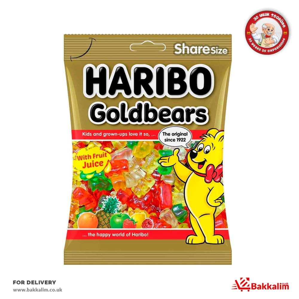 Haribo 80gr Gold Bear Fruit Mix Helal