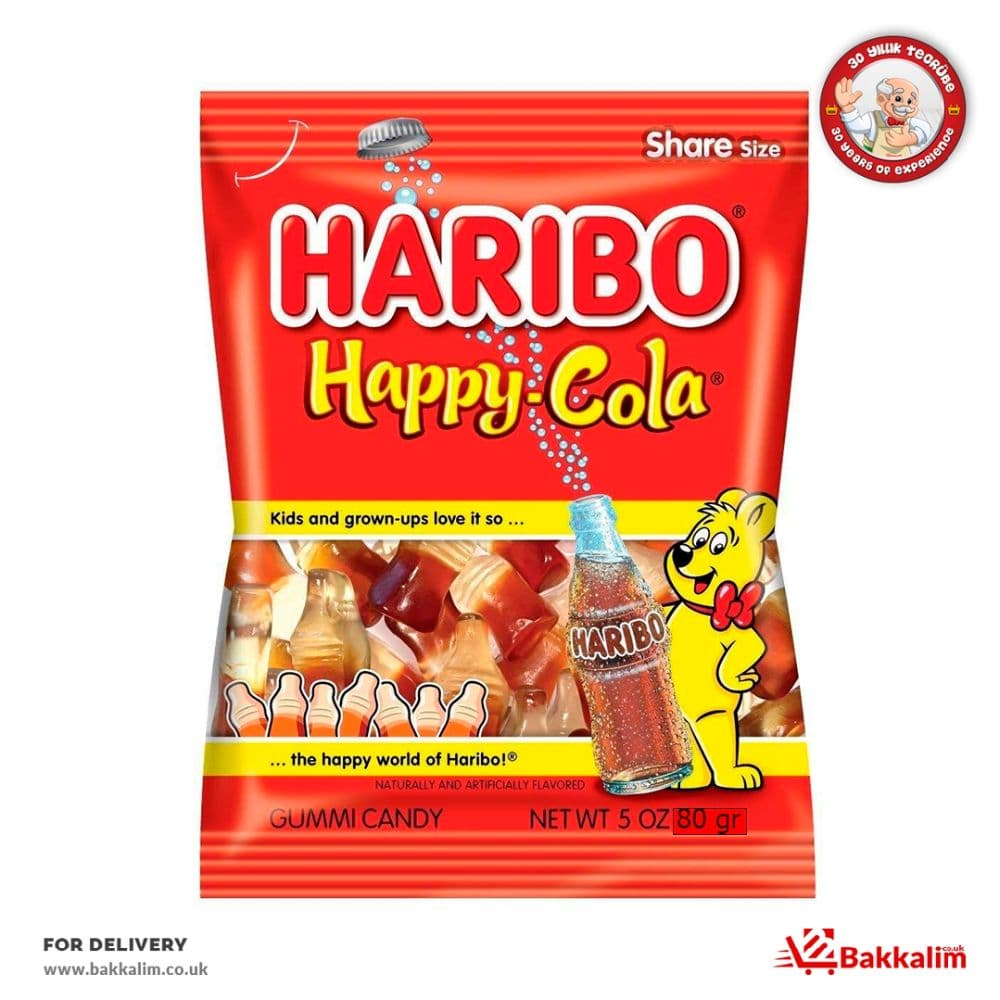 Haribo 80gr Happy Cola