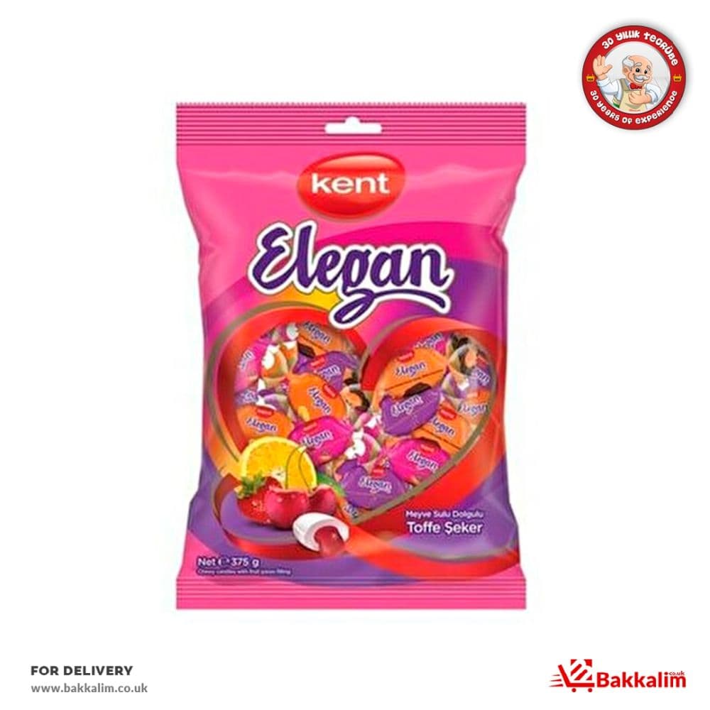 Kent 375gr Elegan Chewy Candies With Fruit Juices Filling