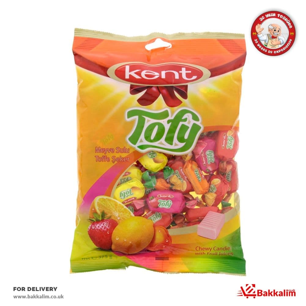 Kent 375gr Tofy Assortment Of Chewy Candies With Fruit Juices