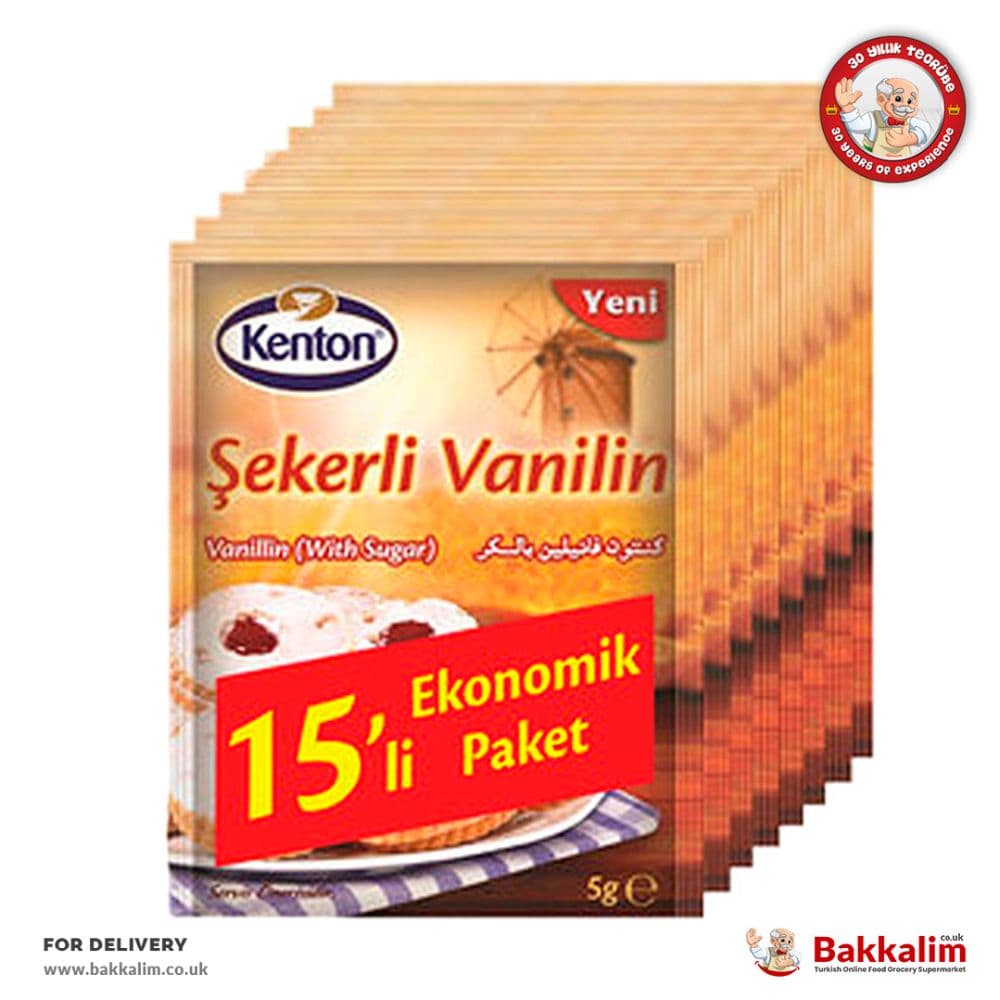 Kenton 15 Pcs Vanillin With Sugar 75gr