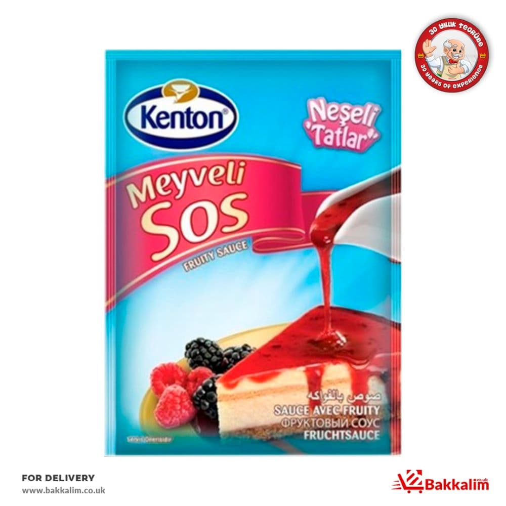 Kenton 80gr Fruity Sauce (Black Currant And Strawberry)