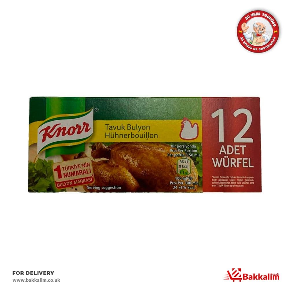 Knorr 120gr 12 Tablets Chicken Bouillon