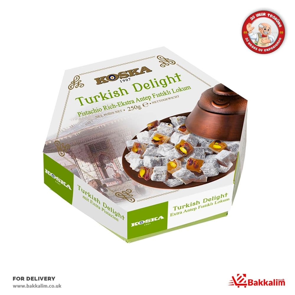 Koska 250gr Turkish Delight Extra Pistachio
