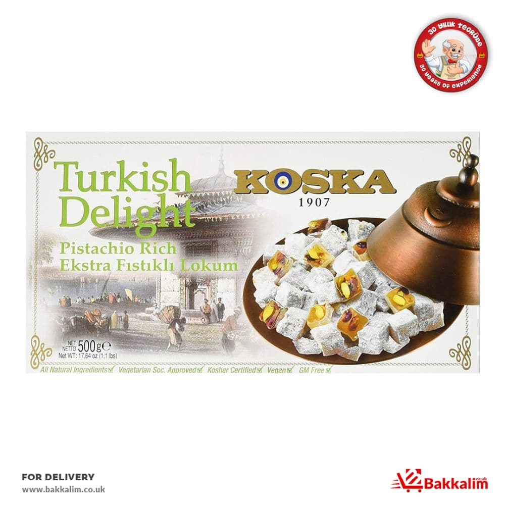 Koska 500gr Turkish Delight Pistachio Rich