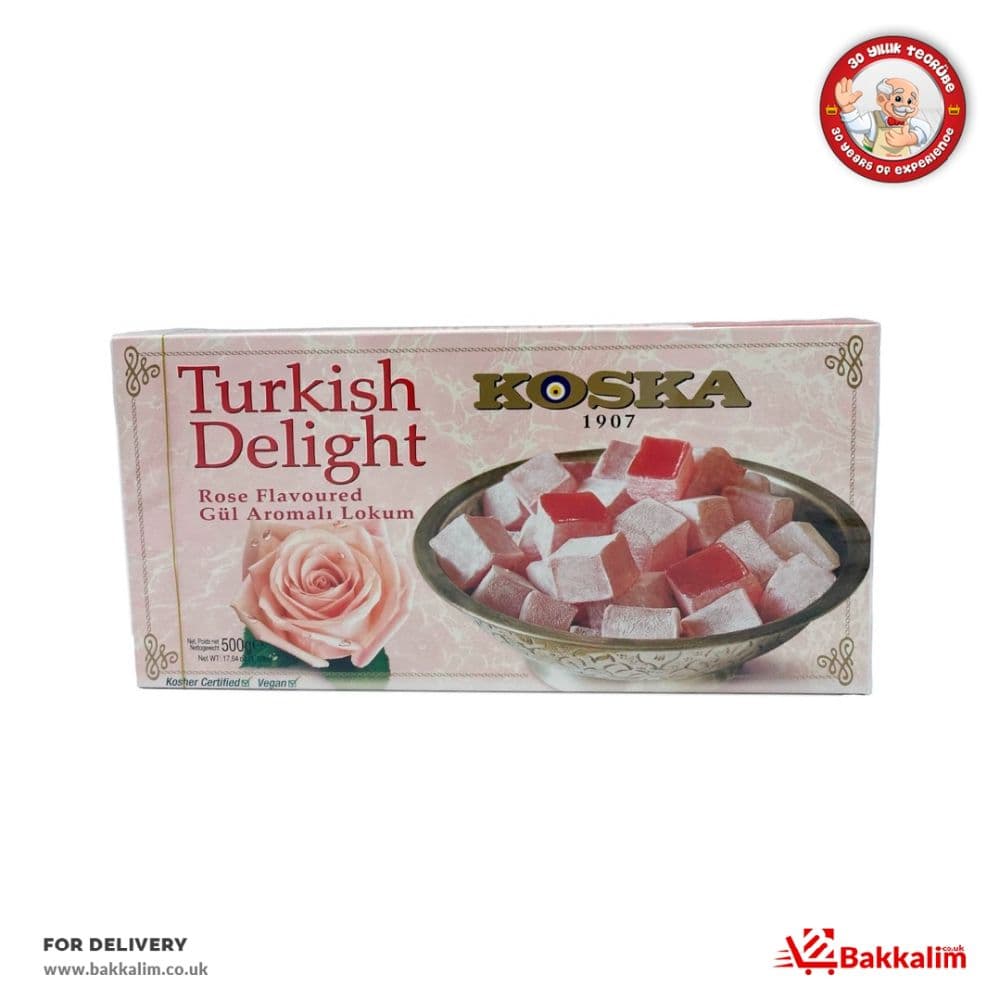 Koska 500gr Turkish Delight Rose Flavoured