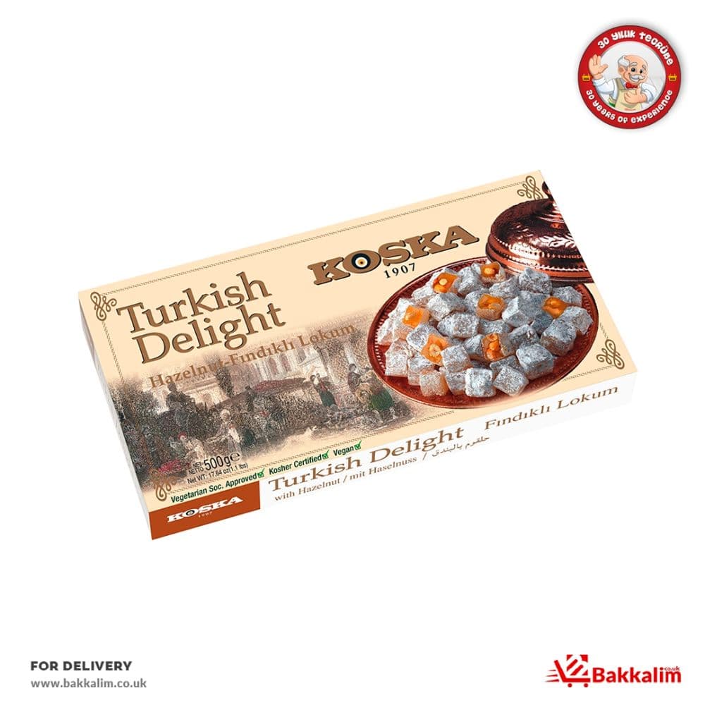 Koska 400gr Turkish Delight With Hazelnut