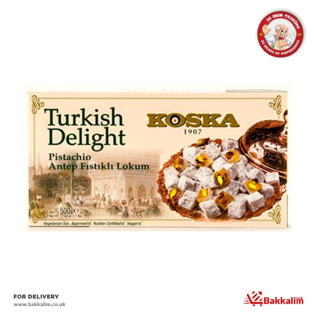 Koska 500gr Turkish Delight With Pistachio