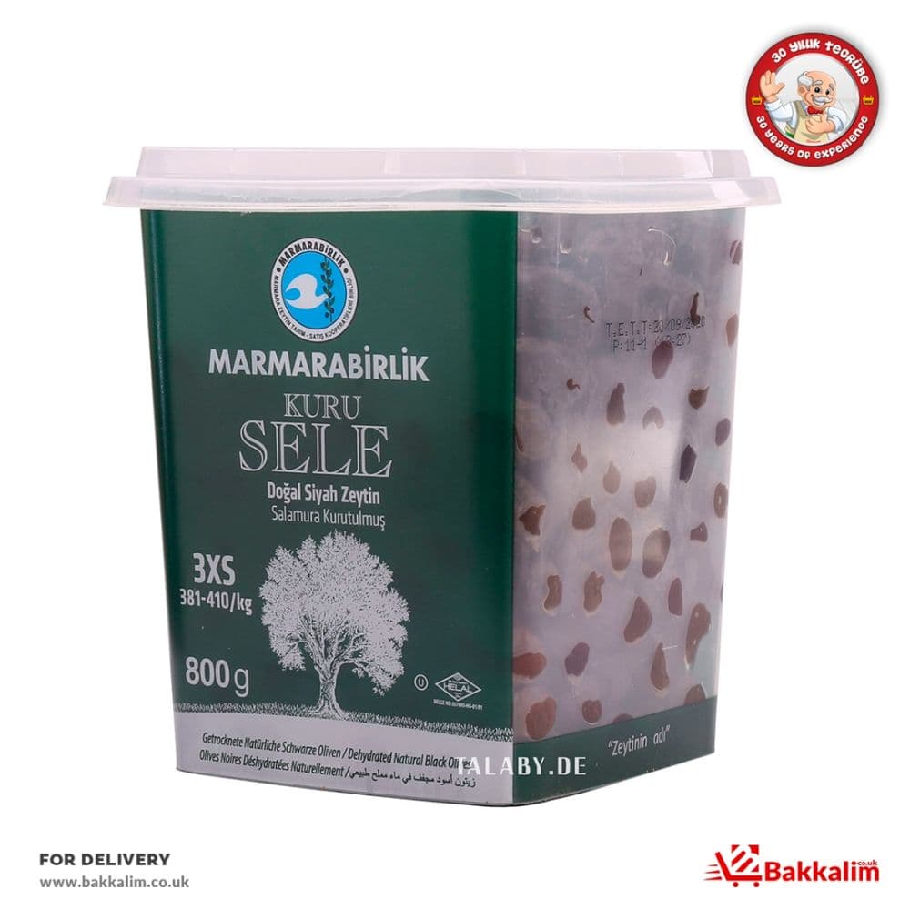 Marmarabirlik 800gr 3xS Dried Natural Black Olives