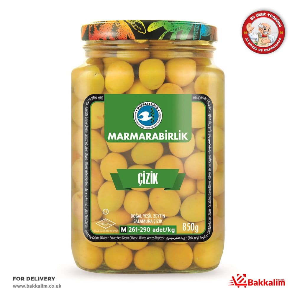 Marmarabirlik Net 1460gr M Scratched Green Olives