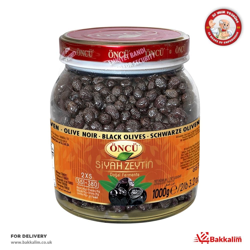 Oncu 1000gr 2XS Natural Black Olives